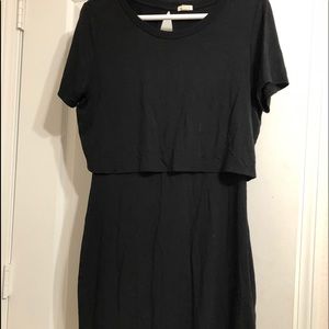 Garage black semi tight dress